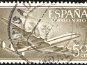 Spain 1955 Superconstellation & Santa María 50 CTS Olive Brown Edifil 1171. Subida por Mike-Bell